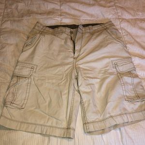 Khaki Cargo Shorts